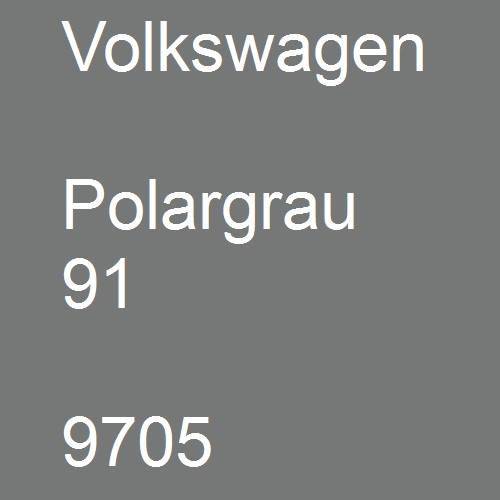 Volkswagen, Polargrau 91, 9705.